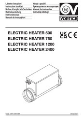 Vortice ELECTRIC HEATER 2400 Instructieboekje