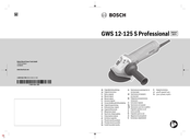 Bosch Professional GWS 12-125 S Oorspronkelijke Gebruiksaanwijzing
