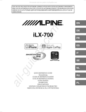 Alpine iLX-700 Snelstartgids