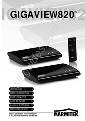Marmitek GIGAVIEW820 Gebruiksaanwijzing