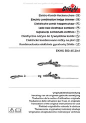 Grizzly EKHS 500-45 Vertaling Van De Originele Gebruiksaanwijzing