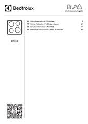 Electrolux EIT814 Gebruiksaanwijzing