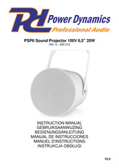 Power Dynamics PSP6 Gebruiksaanwijzing