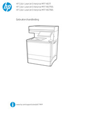 HP Color LaserJet Enterprise MFP X677 Gebruikershandleiding