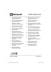 EINHELL 45.100.90 Originele Handleiding