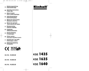 EINHELL KSE 1435 Gebruiksaanwijzing