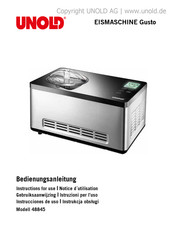 Unold 48845 Gebruiksaanwijzing