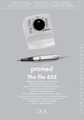 ProMed The file 625 Gebruiksaanwijzing