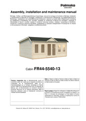 Lemeks Palmako FR44-5540-13 Montage-, Installatie- En Bedieningshandleiding