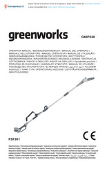 GreenWorks G24PSH Gebruiksaanwijzing