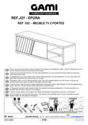 Gautier Gami EPURA J2Y Montage-Instructies