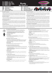 Jamara 460867 Gebruiksaanwijzing