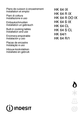 Indesit HK 64 S CL Installatie En Gebruikshandleiding