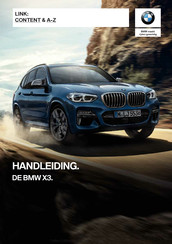 BMW X3 2019 Handleiding