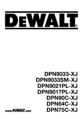 DeWalt DPN9033SM-XJ Vertaling Van De Originele Handleiding