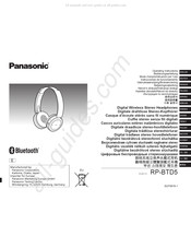 Panasonic RP-BTD5 Gebruiksaanwijzing