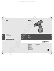Bosch PSR 1200 Oorspronkelijke Gebruiksaanwijzing