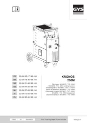 GYS KRONOS 250M Gebruikershandleiding