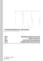 Amica KMI 772 680 E Gebruikershandleiding