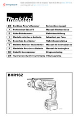 Makita BHR162Z Gebruiksaanwijzing