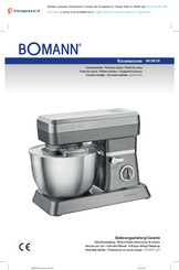 BOMANN KM 398 CB Gebruiksaanwijzing