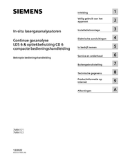 Siemens LDS 6 Beknopte Bedieningshandleiding