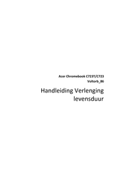 Acer Chromebook C723 Handleiding