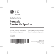 LG DXG7QGR Eenvoudige Handleiding