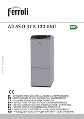 Ferroli ATLAS D ECO 42 K 130 UNIT Handleiding Voor Installatie, Gebruik En Onderhoud