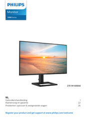 Philips 1000 Series Gebruikershandleiding