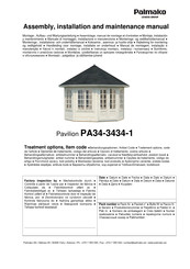Lemeks Palmako Veronica PA34-3434-1 Handleiding Voor Installatie En Onderhoud