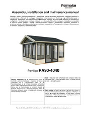 Lemeks Palmako Isabella PA90-4040 Handleiding Voor Installatie En Onderhoud