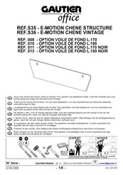 Gautier Office 010 Montage-Instructies