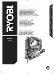 Ryobi R18JS7 II Vertaling Van De Originele Bedieningshandleiding