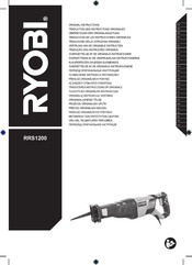 Ryobi RRS1200 Vertaling Van De Originele Handleiding