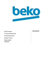 Beko HSA29530 Gebruiksaanwijzing