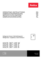Amica KGCR 387 109 S Gebruiksaanwijzing