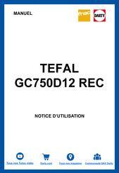 TEFAL OptiGrill Elite Series Instructies Voor Gebruik