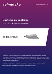 Electrolux LFP226S Gebruiksaanwijzing
