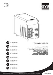 GYS GYSMI E200 FV Handleiding
