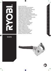 Ryobi R18TB Vertaling Van De Originele Handleiding