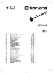 Husqvarna 120iTK4-P Gebruiksaanwijzing