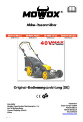 Mowox EM 4640 PX Originele Gebruikershandleiding