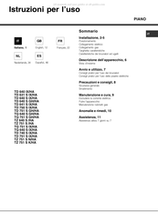Hotpoint Ariston TZ 751 S K/HA Gebruiksaanwijzing