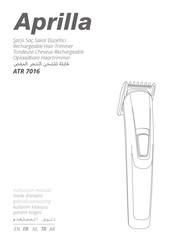 APRILIA ATR 7016 Gebruiksaanwijzing