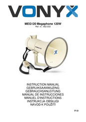Vonyx MEG120 Gebruiksaanwijzing