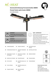 Mi-Heat MI-SH-2000W Handleiding