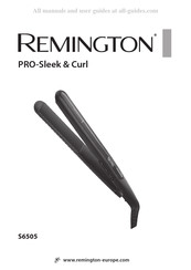 Remington PRO-Sleek & Curl S6505 Handleiding