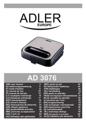 Adler europe AD 3076 Handleiding
