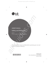 LG 43UF69 Series Gebruikershandleiding